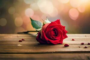 the rose is the symbol of love and romance, and it is a symbol of the eternal love. AI-Generated photo