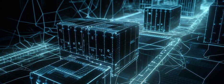 cuántico informática efectos en suministro cadena y logística. generativo ai foto