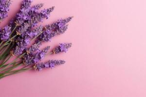 Abstract lavender blush background. Generative Ai photo