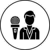 Presenter Male Vector Icon