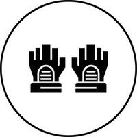 Fingerless Gloves Vector Icon
