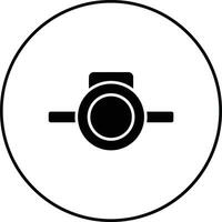 Head Lamp Vector Icon