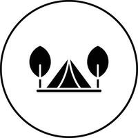 Tent Vector Icon