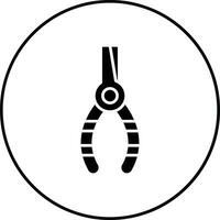 Needle Nose Pliers Vector Icon