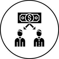 Peer to Peer Lending Vector Icon