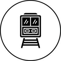 icono de vector de tren