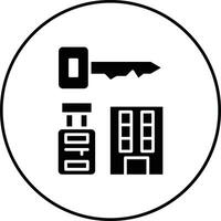 Vacation Home Rental Vector Icon