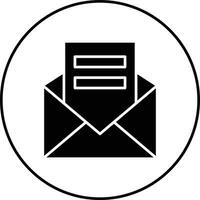 icono de vector de correo electrónico