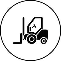 Forklift Vector Icon