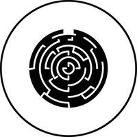 Hedge Maze Vector Icon