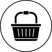 Shopping Basket Vector Icon