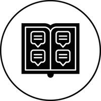 Open Book Vector Icon