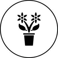 Flower Pot Vector Icon