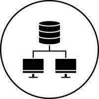 Database Network Vector Icon
