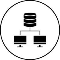 Database Network Vector Icon