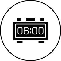 Digital Clock Vector Icon