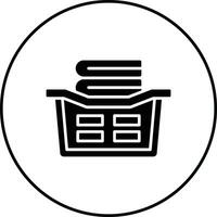 Laundry Basket Vector Icon