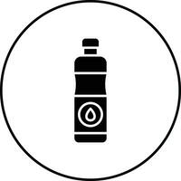 icono de vector de botella de agua