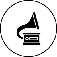 Gramophone Vector Icon