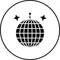 icono de vector de bola de discoteca