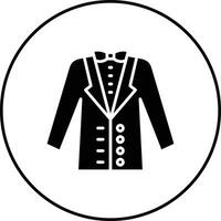 Wedding Men Suit Vector Icon