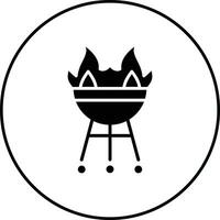 icono de vector de barbacoa