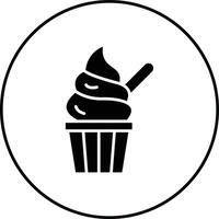 Ice Cream Cup Vector Icon