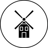 Windmill Vector Icon
