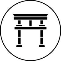 Torii Gate Vector Icon