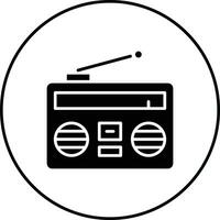 icono de vector de radio