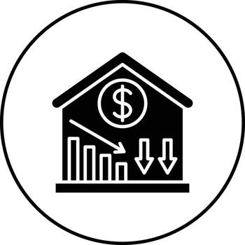 Price Decrease Vector Icon