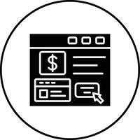 Online Card Payment Vector Icon