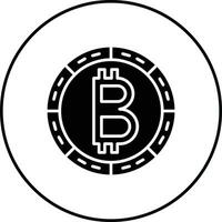 icono de vector de bitcoin