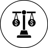 Money Scale Vector Icon