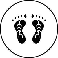 Carbon Footprint Vector Icon