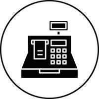 Cashier Machine Vector Icon