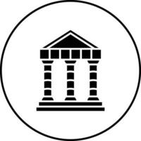 Greek Temple Vector Icon