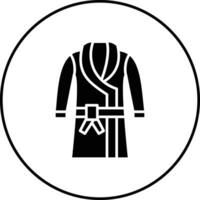 bañera túnica vector icono