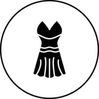 Cocktail Dress Vector Icon