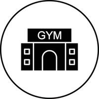 icono de vector de gimnasio