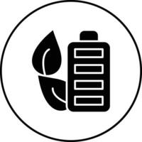 Eco Battery Vector Icon