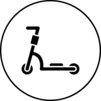 Kick Scooter Vector Icon