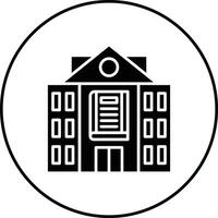 Library Building Vector Icon