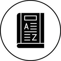 Dictionary Vector Icon