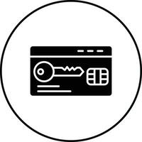 Keycard Vector Icon