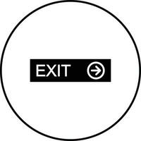 Exit Vector Icon