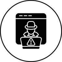 Cyber Crime Vector Icon