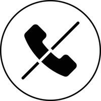 Call Silent Vector Icon