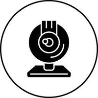 Round Webcam Vector Icon