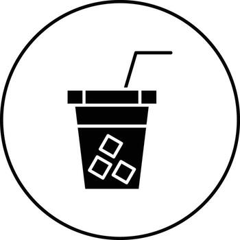 Bebiendo vector icono
